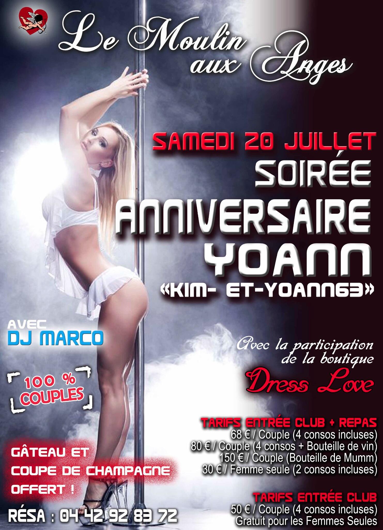 Soirée Anniversaire Yoann